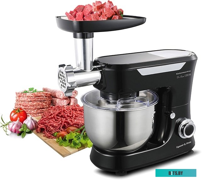 ZKM-998 Кухонная машина ZIGMUND & SHTAIN De Luxe ZKM-998,  черный