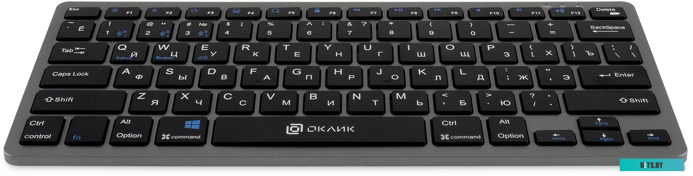 Клавиатура Oklick 835S (серый/черный)