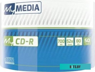Оптический диск CD-R MyMedia 700Mb 52x 69206 (50 шт.)