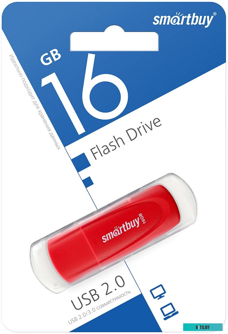 Флеш-накопитель SmartBuy Scout 16GB SB016GB2SCR