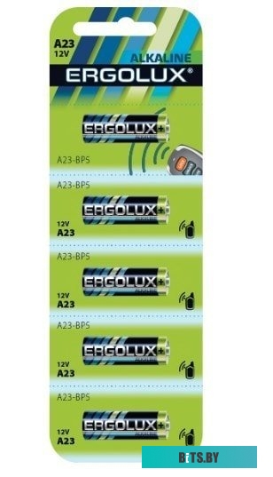 Батарейки Ergolux LR23A BL-5 5шт