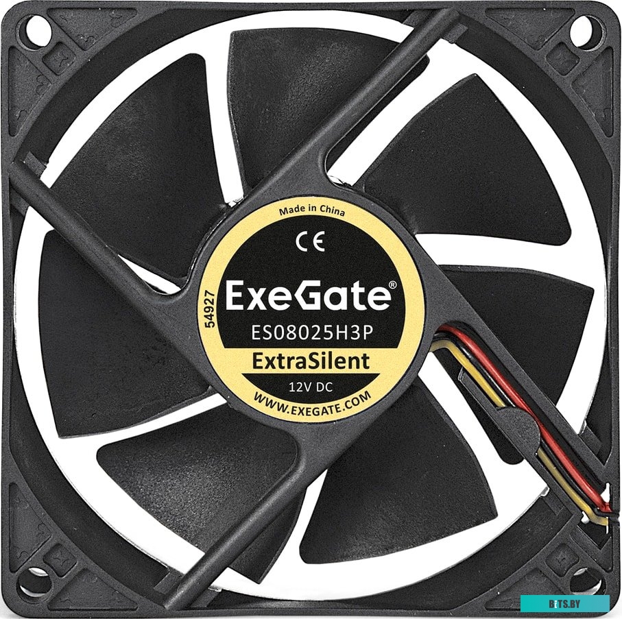 Вентилятор для корпуса ExeGate ExtraSilent ES08025H3P EX283376RUS