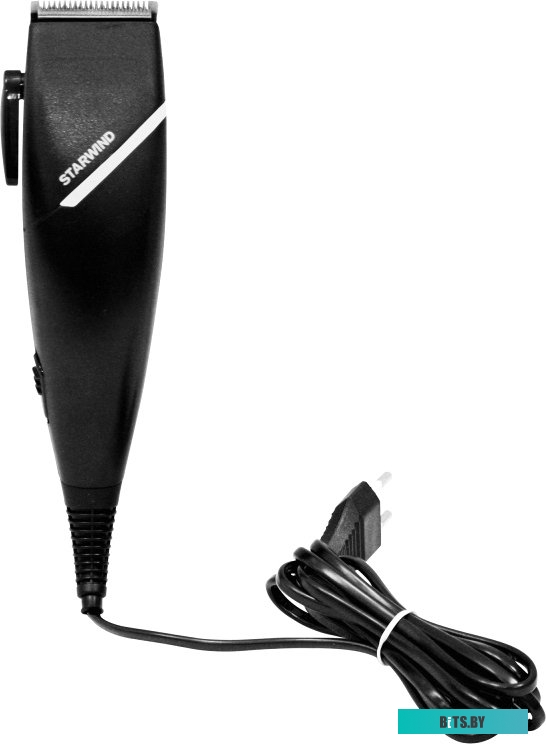 SBC1711 Машинка для стрижки Starwind SBC1711 черный/серебристый 3Вт (насадок в компл:4шт)