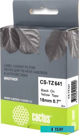 Картридж Cactus CS-TZ641 (аналог Brother TZ641)