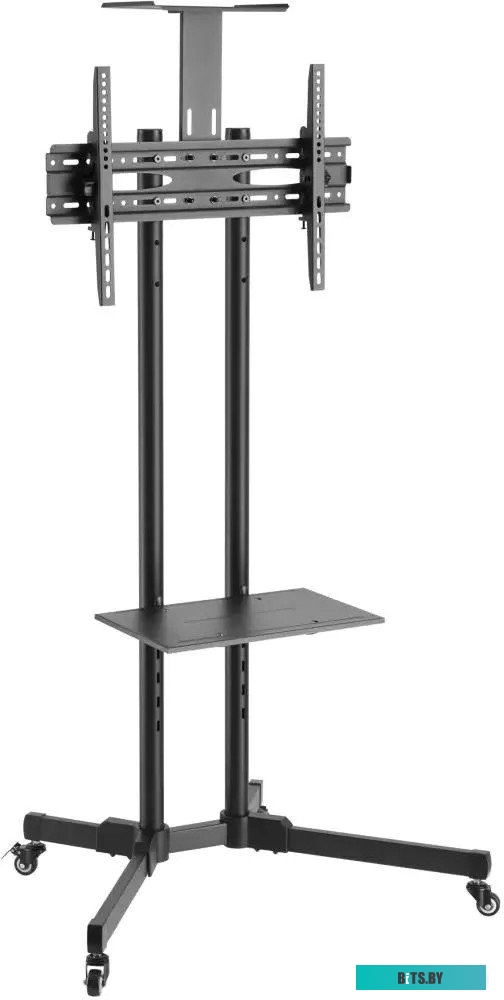 Подставка для телевизора Ultramounts UM262 черный 37"-75" макс.50кг напольный мобильный