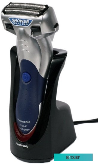 ES-SL41-S520 Бритва сетчатая Panasonic ES-SL41-S520 реж.эл.:3 питан.:аккум. серебристый/синий