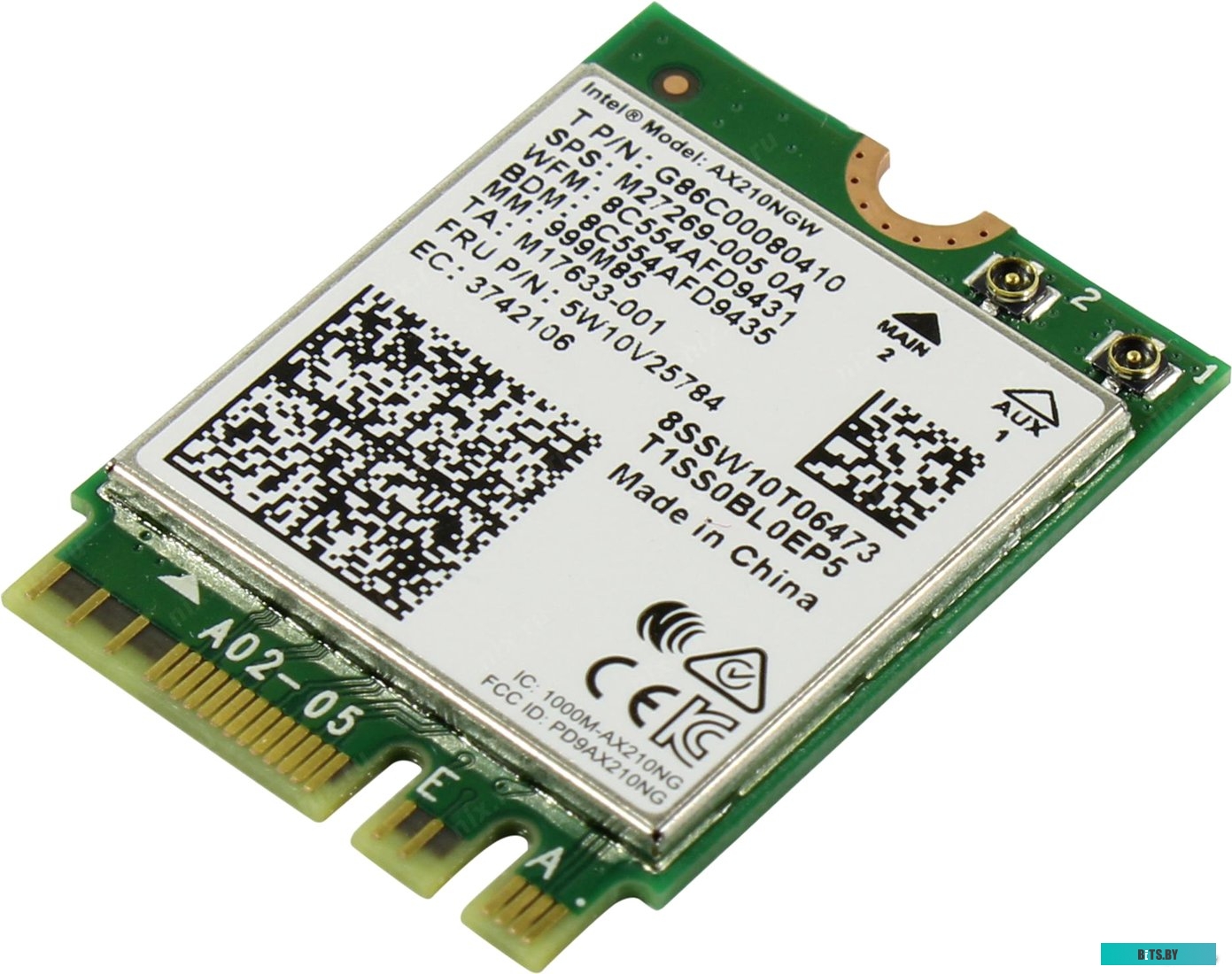 Wi-Fi/Bluetooth адаптер Intel AX210NGWGNV