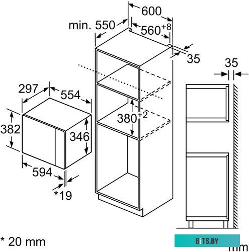 Микроволновая печь Bosch BFL524MS0