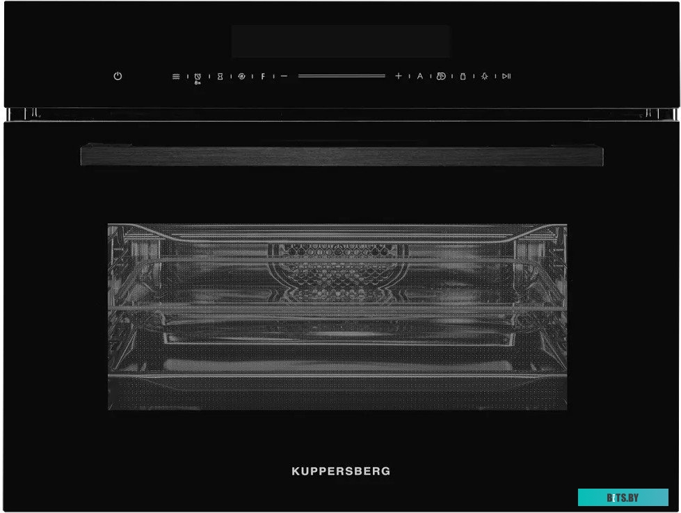 KMW 694 Встраиваемый духовой шкаф/ компактный, с СВЧ, ШхВхГ: 59.5х45.4х56.8 см, 50 л, гидролизная очистка, черный цвет