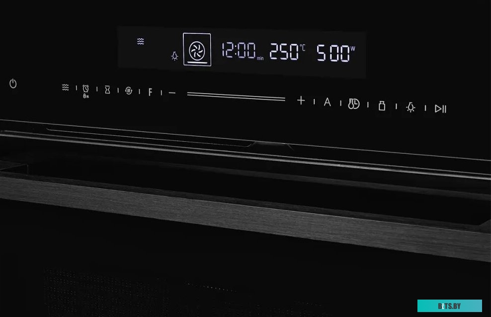 KMW 694 Встраиваемый духовой шкаф/ компактный, с СВЧ, ШхВхГ: 59.5х45.4х56.8 см, 50 л, гидролизная очистка, черный цвет