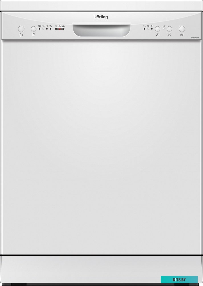 KDF 60060 Посудомоечная машина/ Отдельност., 60 см, А+/A/A, электронное управление, 4 программ, 12 компл., LED индикаторы, 1/2 закрузка, таймер 3/6/9 