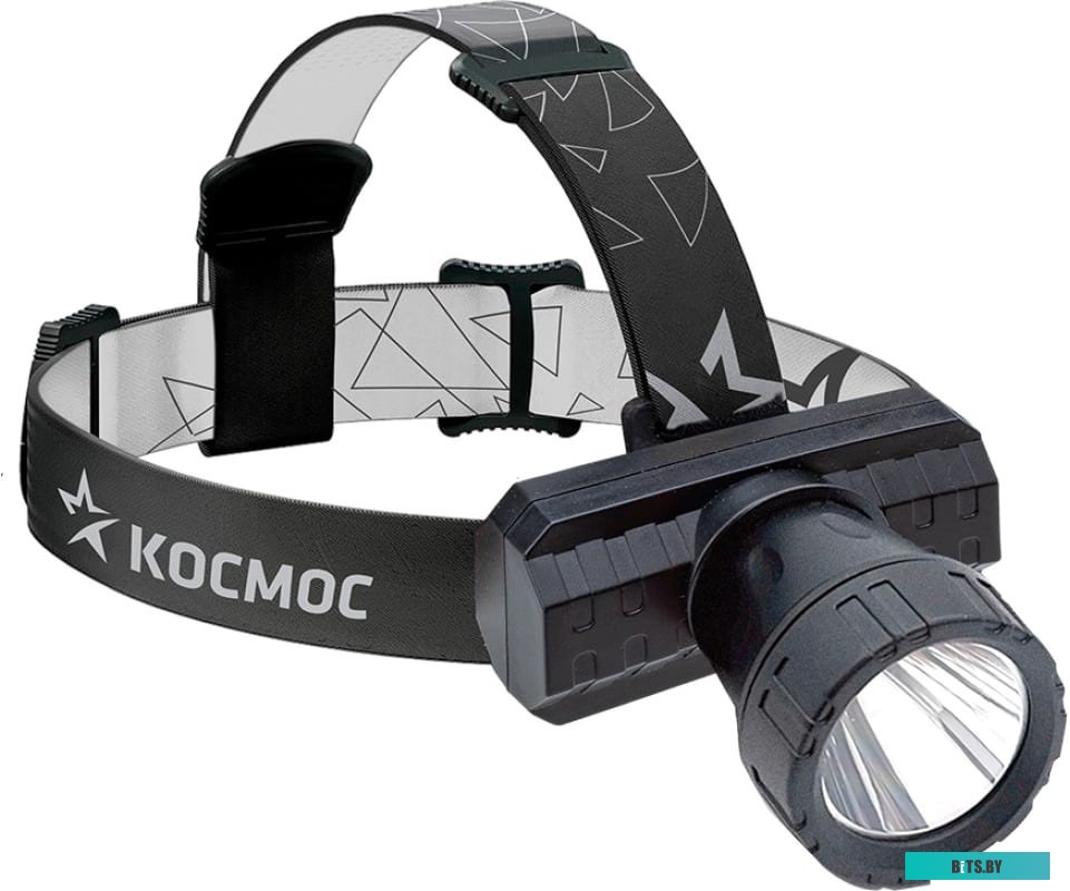 KOCACHEAD3W Фонарь налобный Космос KOCACHEAD3W черный 3Вт лам.:светодиод.x1