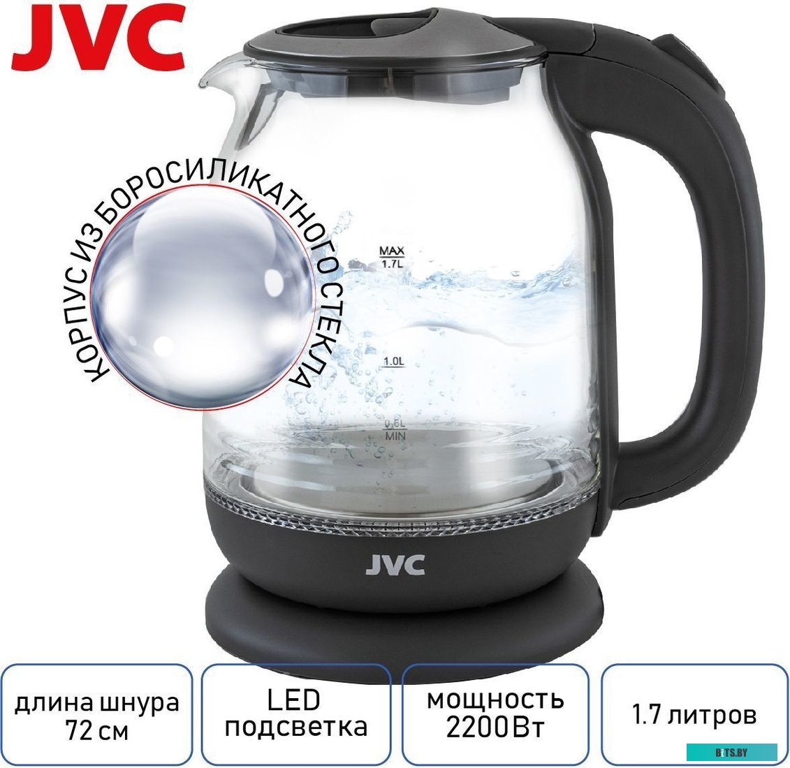 JVC JK-KE1510 (серый)