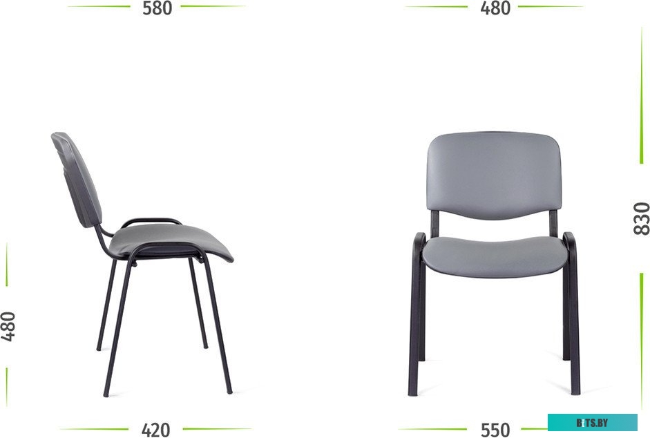 Офисное кресло (Стул) UTFC ИЗО BL Z-11 (черный) <9052169>