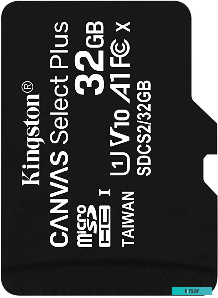 Карта памяти Kingston Canvas Select Plus microSDHC 32GB <SDCS2/32GBSP>