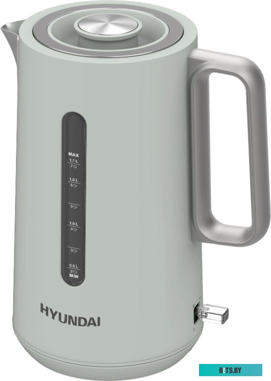 HYK-S9999 Чайник Hyundai HYK-S9999 светло-зеленый/серебристый
