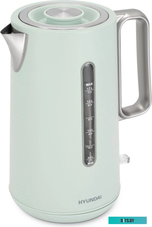 HYK-S9999 Чайник Hyundai HYK-S9999 светло-зеленый/серебристый