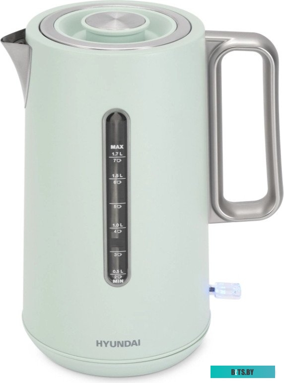 HYK-S9999 Чайник Hyundai HYK-S9999 светло-зеленый/серебристый