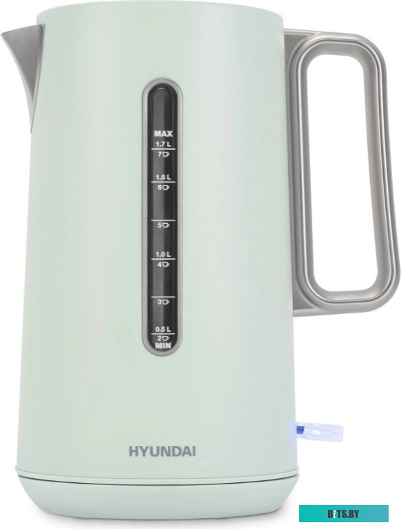 HYK-S9999 Чайник Hyundai HYK-S9999 светло-зеленый/серебристый