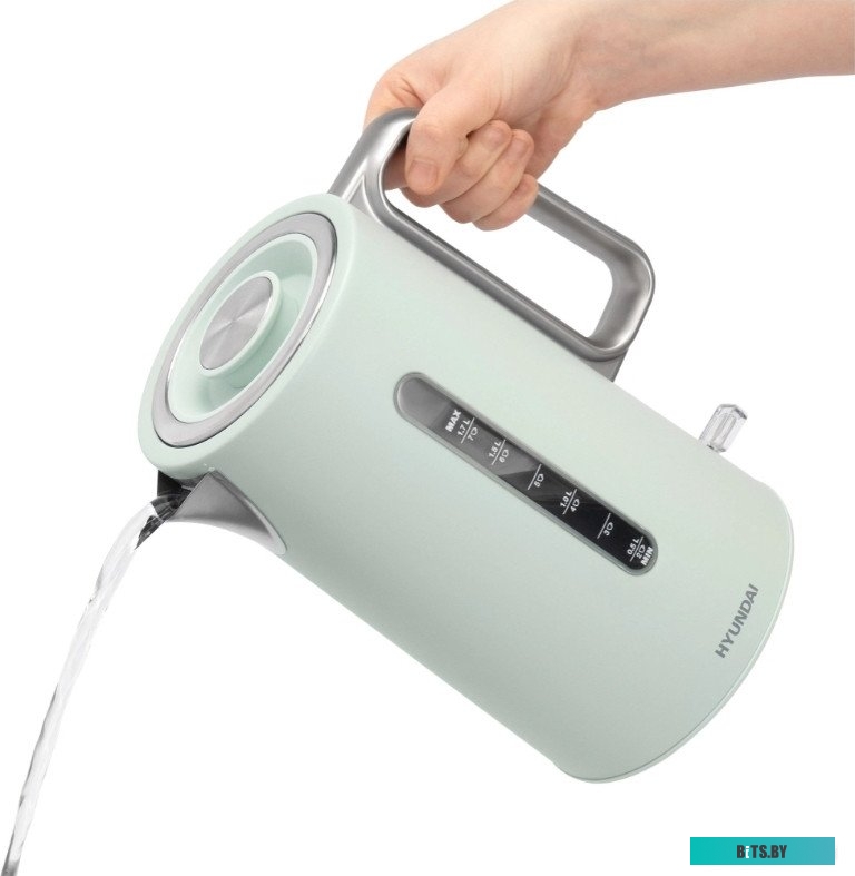 HYK-S9999 Чайник Hyundai HYK-S9999 светло-зеленый/серебристый