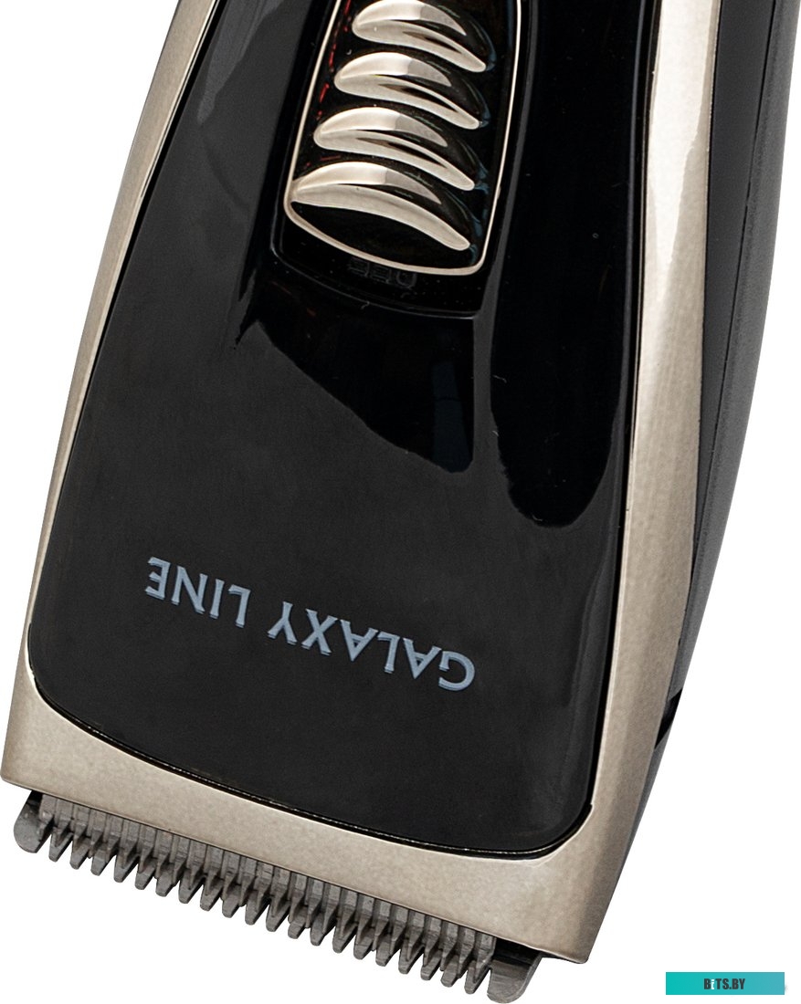 ГЛ4165Л Машинка для стрижки Galaxy Line GL 4165 черный 3Вт (насадок в компл:2шт)