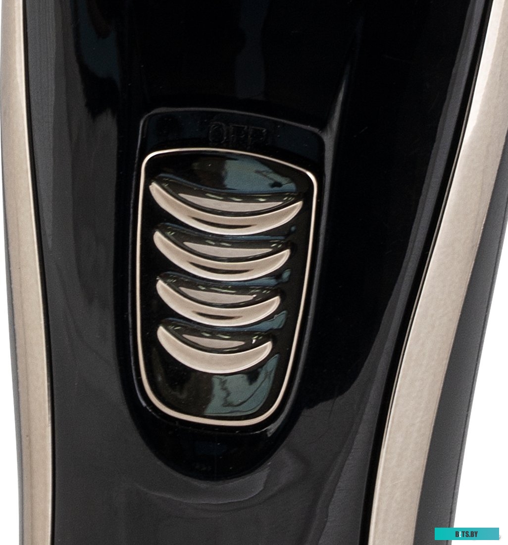 ГЛ4165Л Машинка для стрижки Galaxy Line GL 4165 черный 3Вт (насадок в компл:2шт)