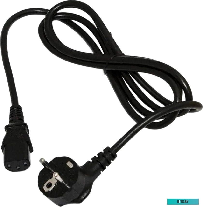 PWC-IEC13-SHM-0.5-BK Шнур питания Hyperline PWC-IEC13-SHM-0.5-BK C13-Schuko проводник.:3x0.75мм2 0.5м 250В 10А (упак.:1шт) черный