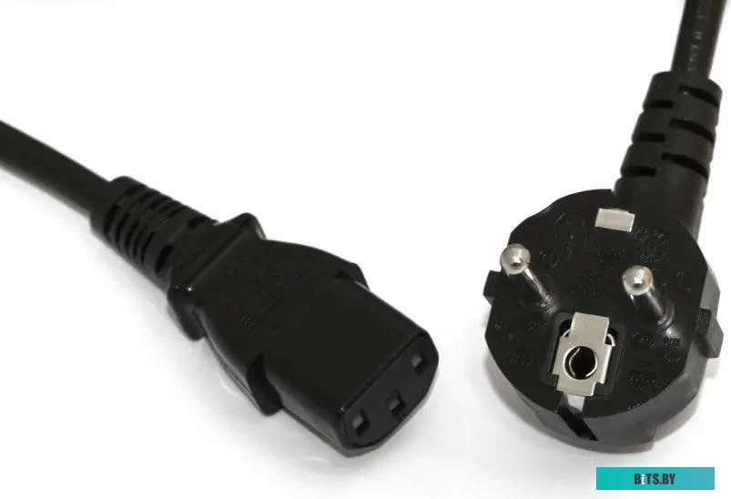 PWC-IEC13-SHM-0.5-BK Шнур питания Hyperline PWC-IEC13-SHM-0.5-BK C13-Schuko проводник.:3x0.75мм2 0.5м 250В 10А (упак.:1шт) черный