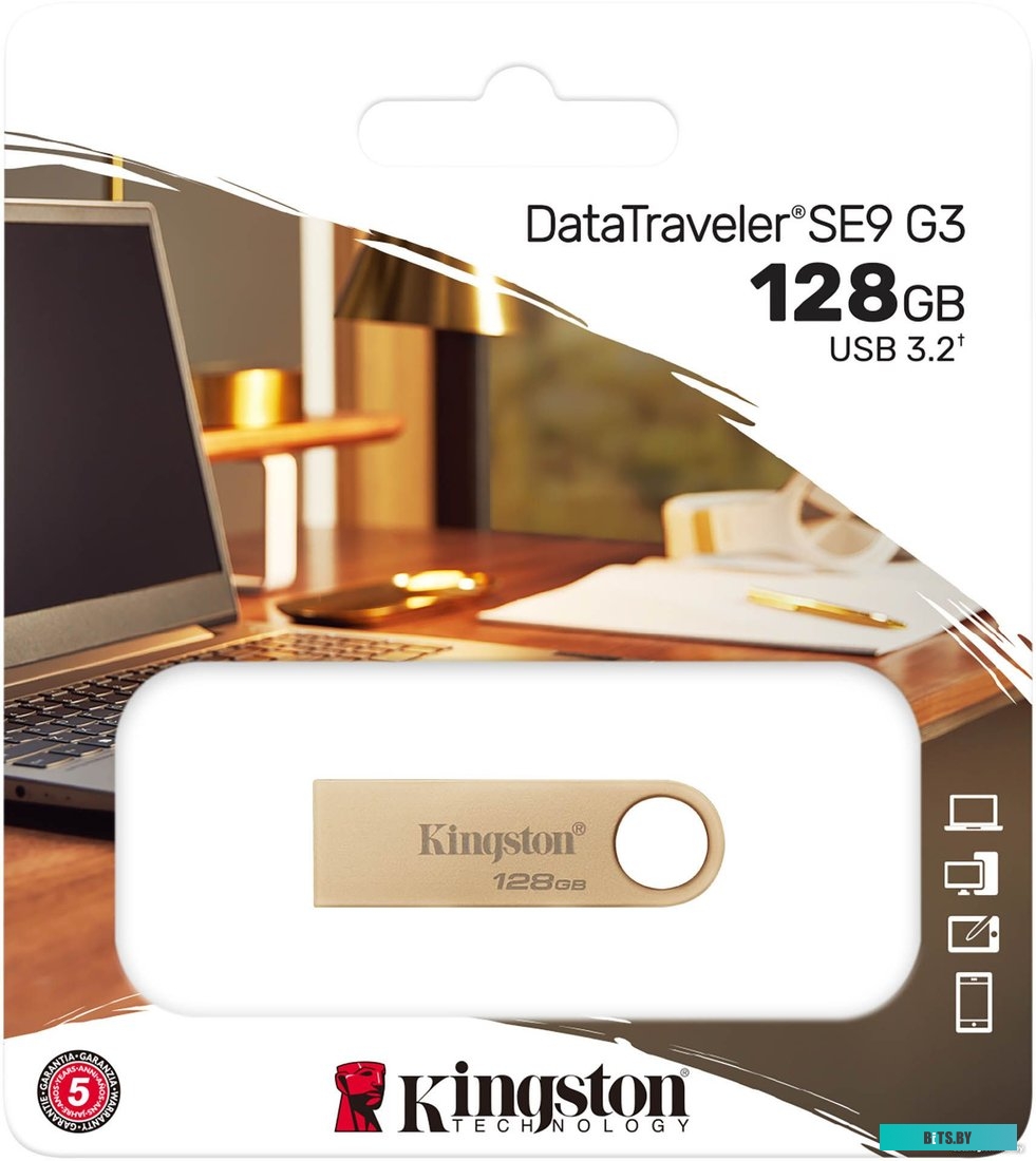 Флеш-накопитель Kingston DataTraveler SE9 G3 128GB DTSE9G3/128GB