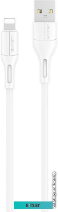 Кабель Usams U68 USB Type-A - Lightning SJ500USB02 (1 м, белый)