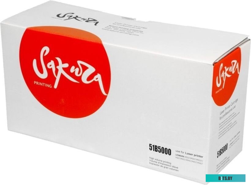 SA51B5000 Картридж Sakura 51B5000 для Lexmark, черный, 2500 к.