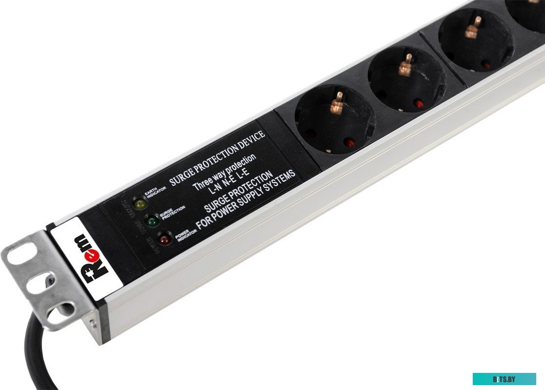 R-10-7S-FI-440-Z Блок распределения питания Rem Rem-10 R-10-7S-FI-440-Z гор.размещ. 7xSchuko базовые 10A без вилки