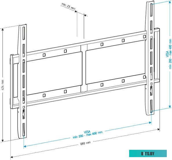 Кронштейн для телевизора Holder LCD-F6607