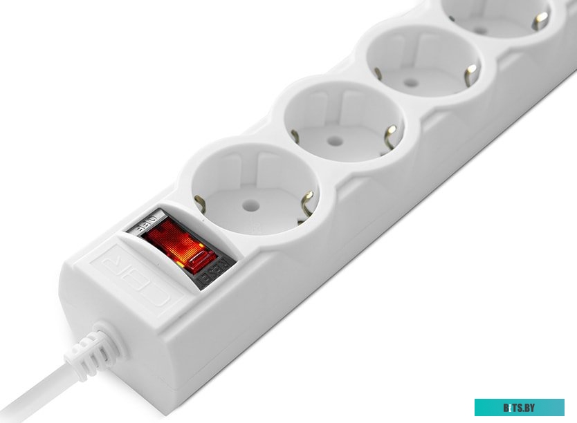 Сетевой фильтр (удлинитель) CBR CSF 2505 White CB 5м