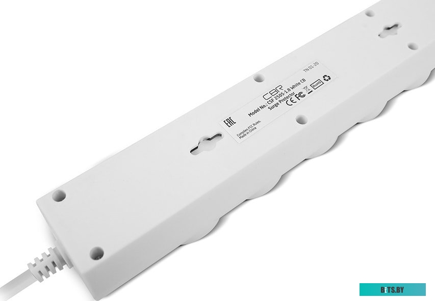 Сетевой фильтр (удлинитель) CBR CSF 2505 White CB 5м