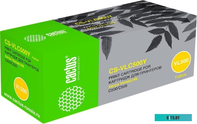 Картридж Cactus CS-VLC500Y (аналог Xerox 106R03879)