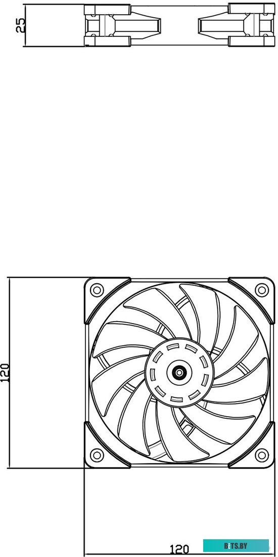 Вентилятор Thermalright TL-C12-W
