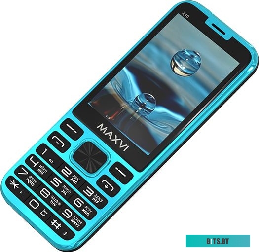 Мобильный телефон Maxvi X10 (голубой)