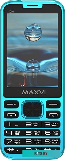 Мобильный телефон Maxvi X10 (голубой)