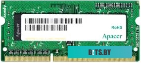 Модуль памяти Apacer 8GB DDR3 SO-DIMM PC3-12800 [AS08GFA60CATBGJ]