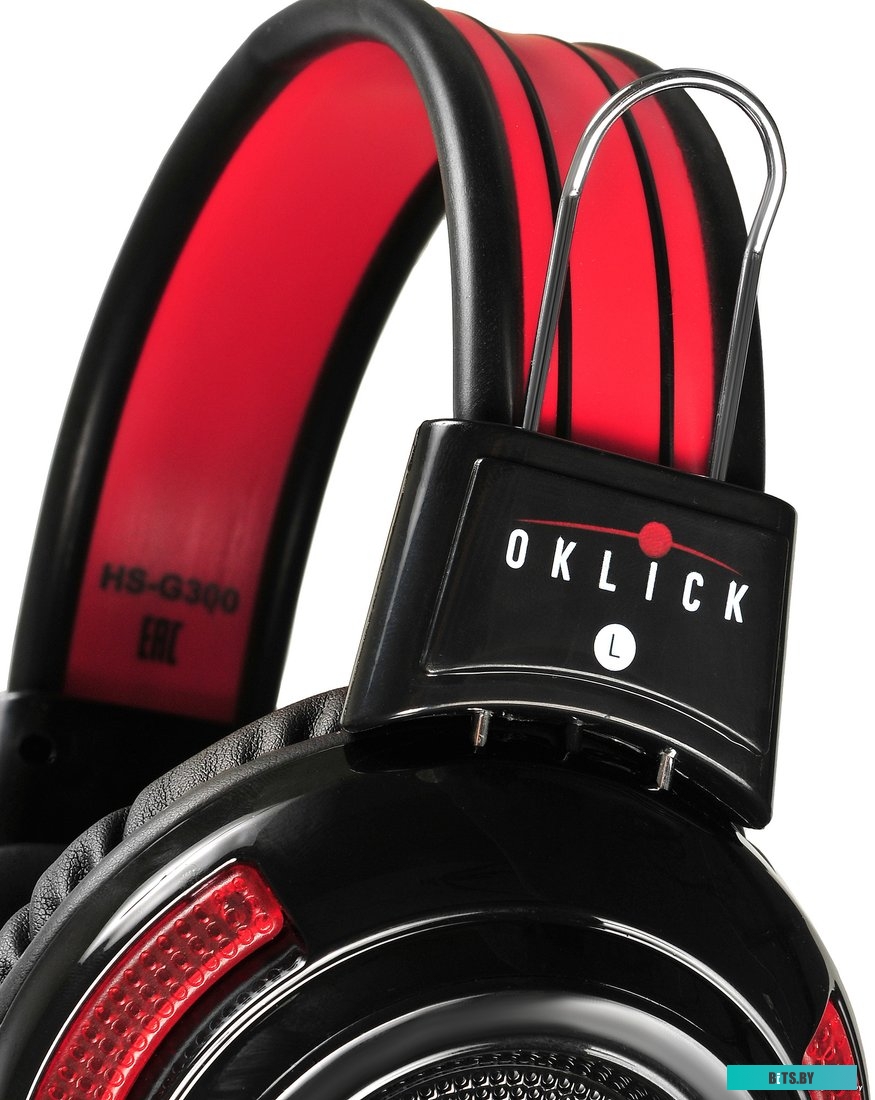 Наушники (Гарнитура) Oklick HS-G300 Armageddon (черный/красный)