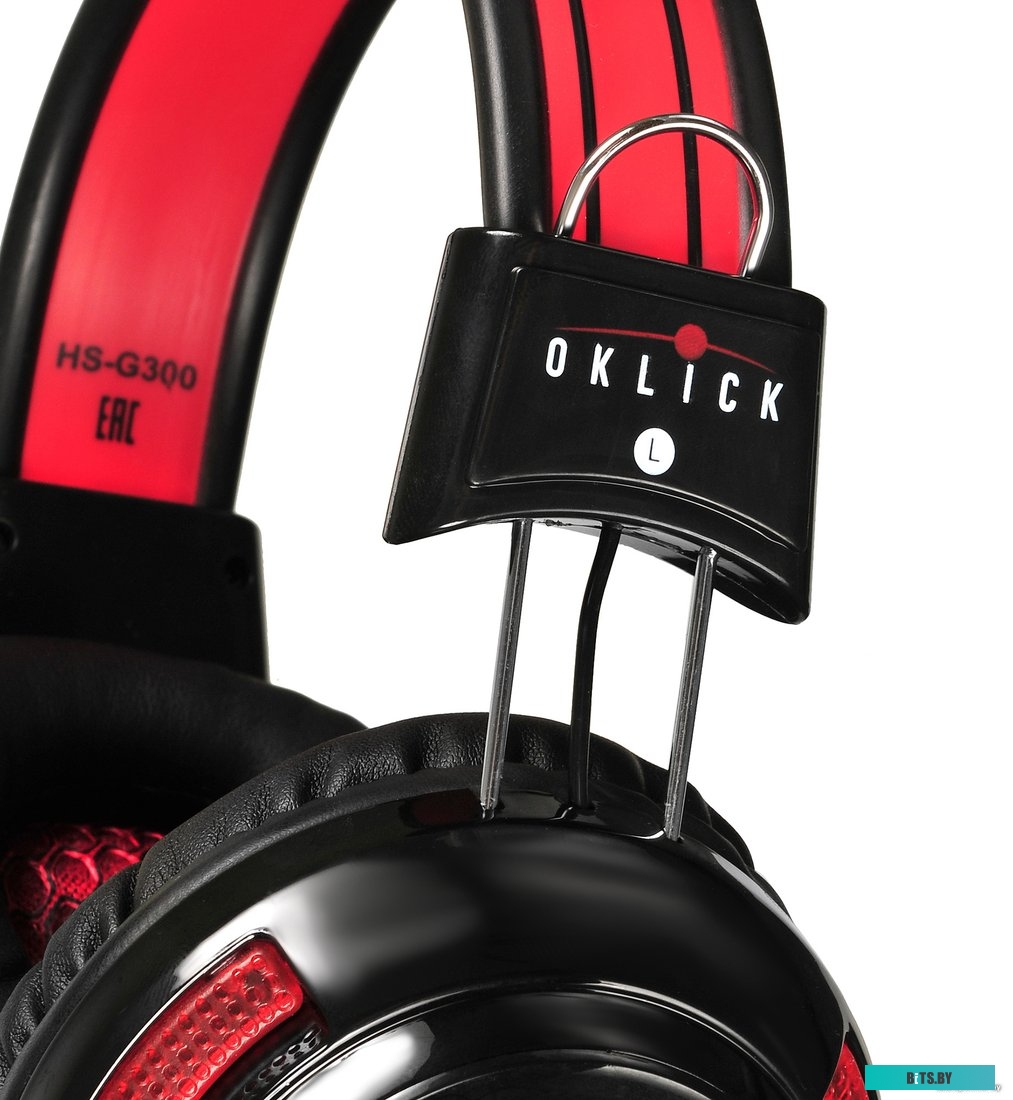 Наушники (Гарнитура) Oklick HS-G300 Armageddon (черный/красный)