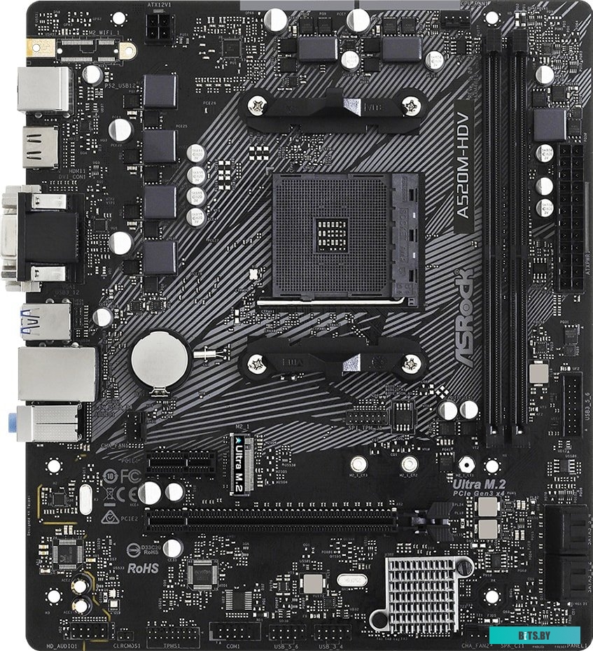 Материнская плата ASRock A520M-HDV