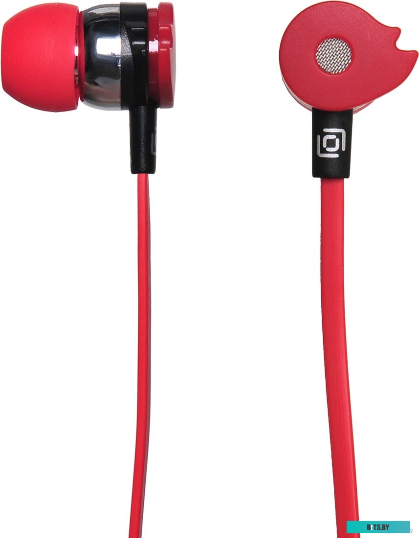 Наушники (Гарнитура) Oklick HP-S-210 (красный)