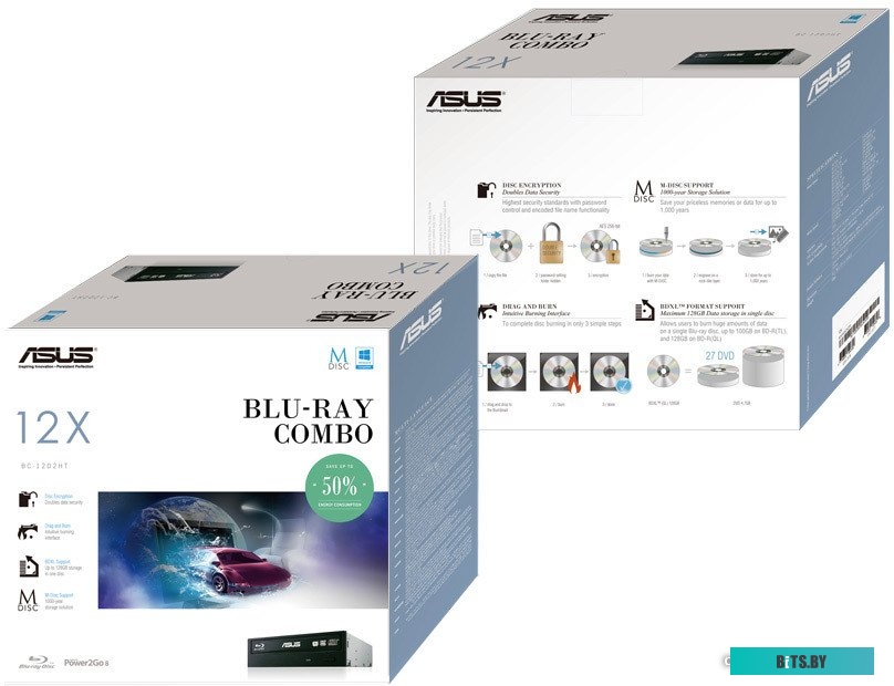 Оптический привод Asus BC-12D2HT <90DD0230-B30000>
