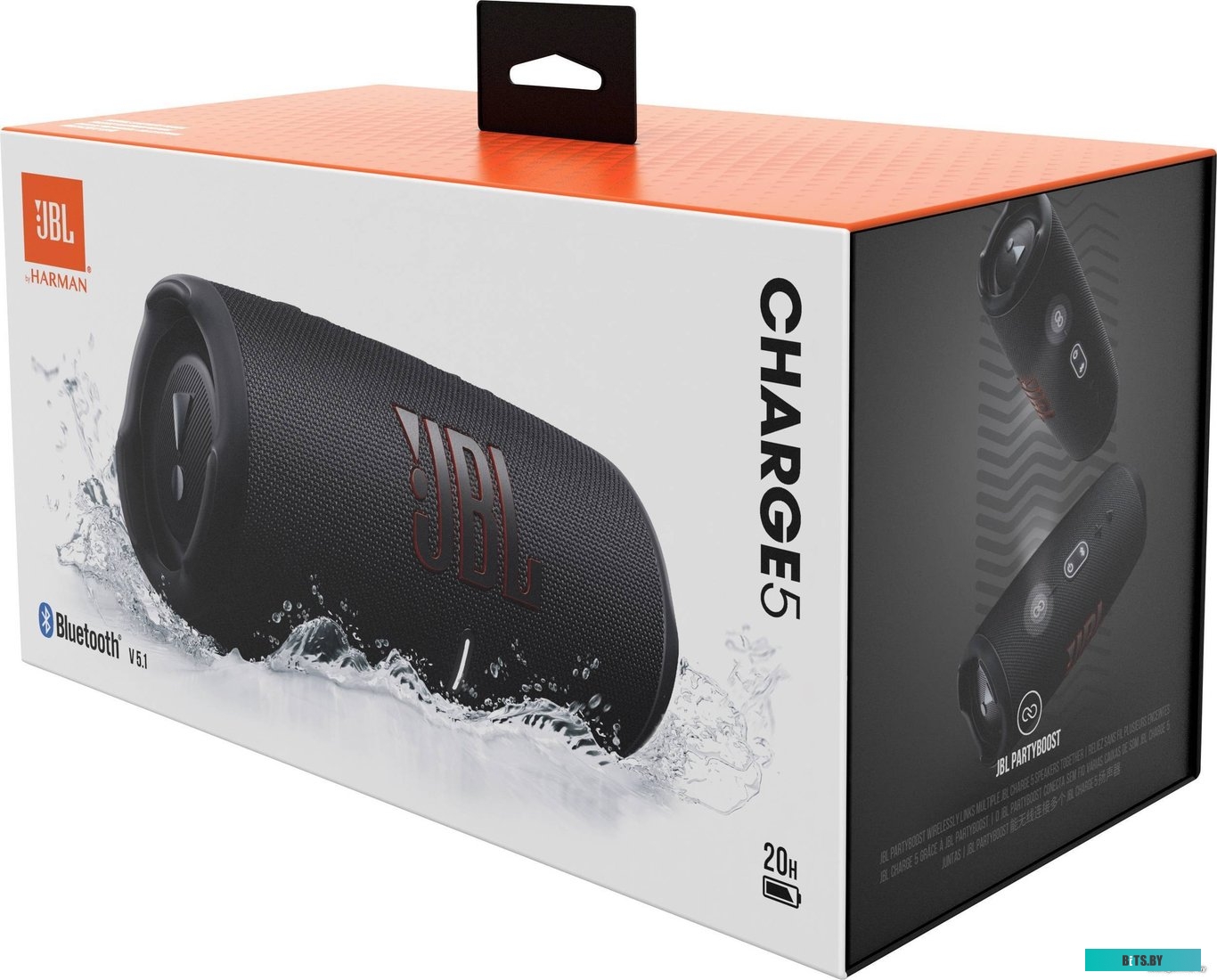 Беспроводная колонка JBL Charge 5 (черный) <JBLCHARGE5BLK>