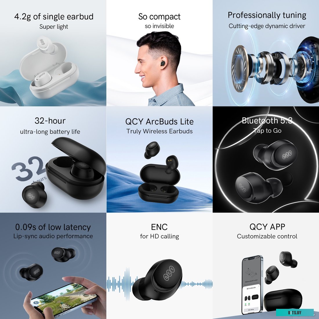 QCY ArcBuds Lite (черный)
