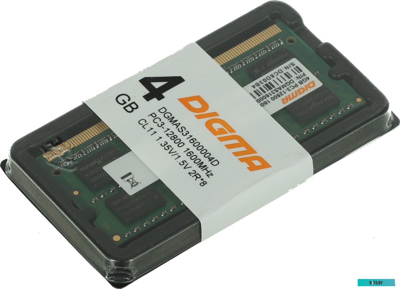 Оперативная память Digma DDR3 4GB DGMAS31600004D
