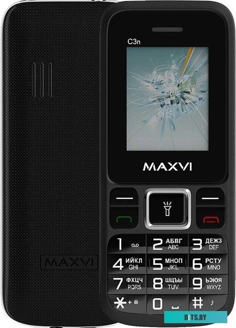 Мобильный телефон Maxvi C3n (черный)