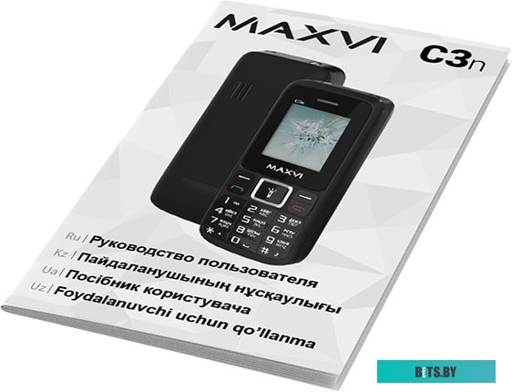 Мобильный телефон Maxvi C3n (черный)